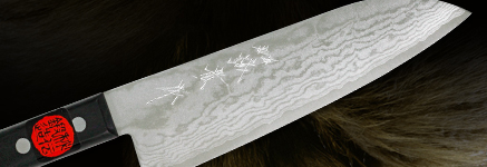 Ｖ金10号積層鋼　両刃包丁　シリーズ