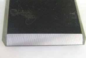 鉋刃の研ぎ：うら刃の研ぎ